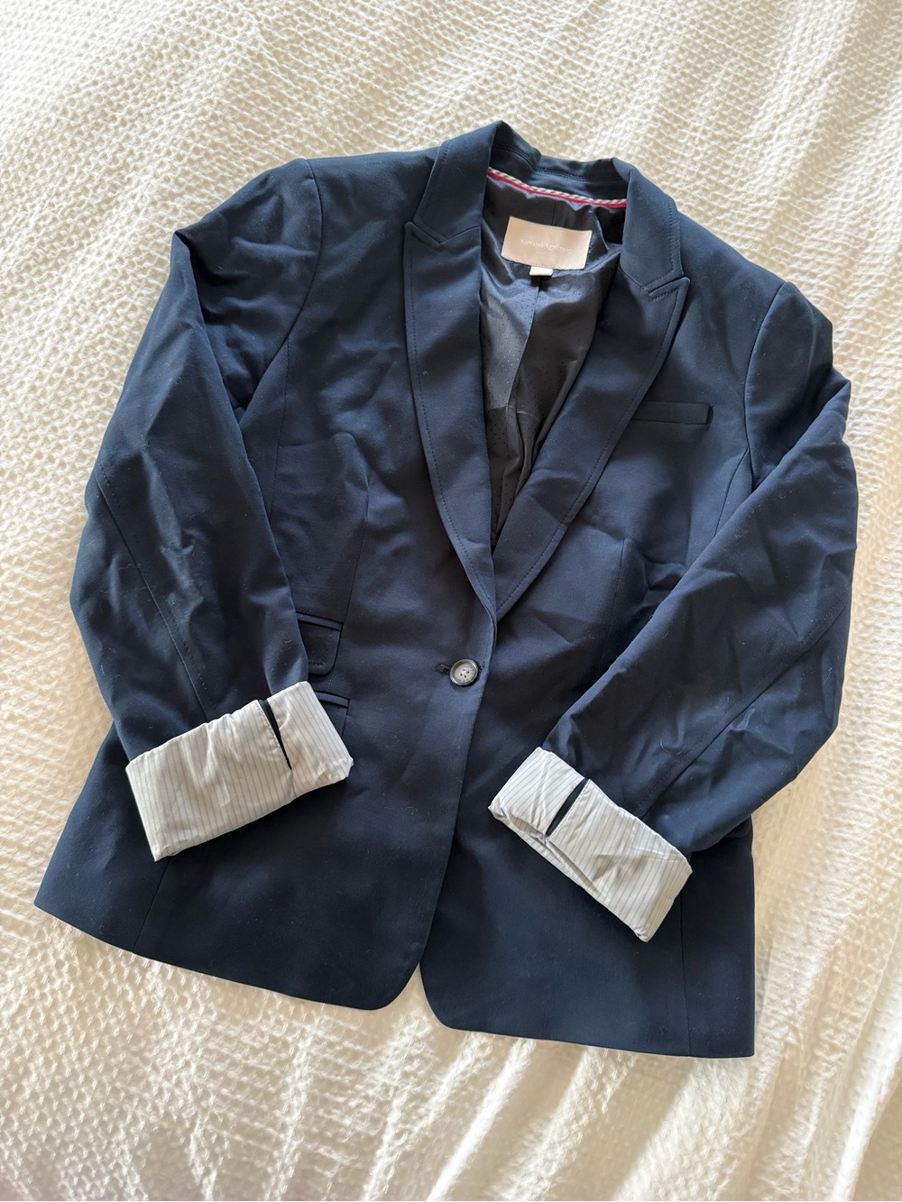 Banana Republic Navy Single-Button Women's Blazer